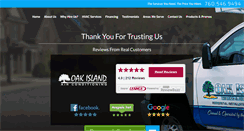 Desktop Screenshot of oakislandac.com